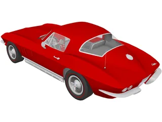 Chevrolet Corvette Stingray (1965) 3D Model