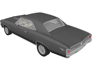 Chevrolet Chevelle SS (1967) 3D Model