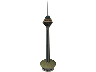 Tehran Milad Tower 3D Model