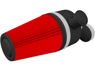 Marine Cone Air Filter 3D Model