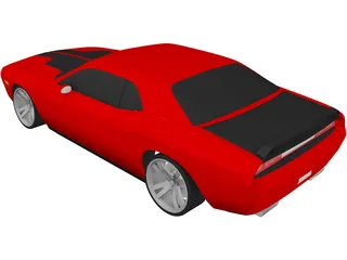 Dodge Challenger 3D Model