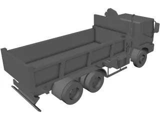 Dump Truck 3D Model