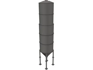 Silo 3D Model