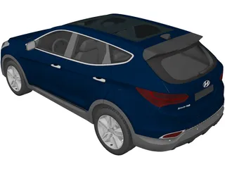 Hyundai Santa Fe Sport (2014) 3D Model