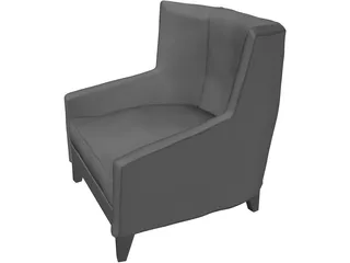 Armchair Vilem 3D Model