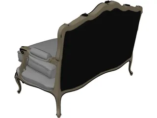 Sofa Classic 3D Model