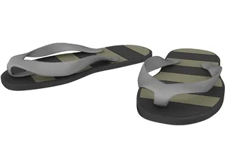 Slippers 3D Model