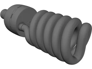 Lightbulb CFL 3D Model