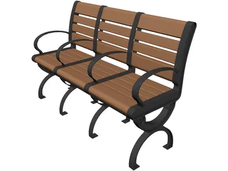 Bench 3D Model