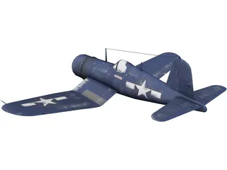 Vought F4U Corsair 3D Model