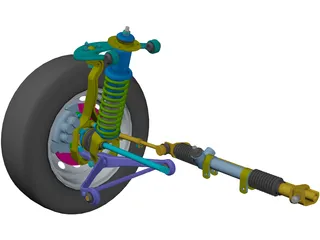 Suspension Front Off-Road 3D Model