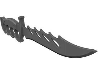 Knife 3D Model