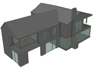 Modern House 3D Model