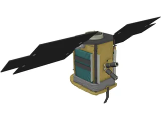 CloudSat Satellite 3D Model