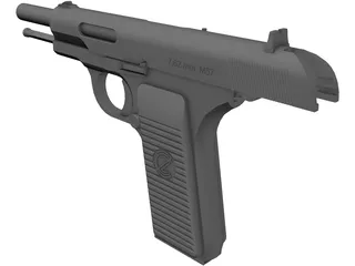 Zastava M57 3D Model