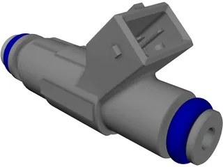 Bosch Fuel Injector 3D Model