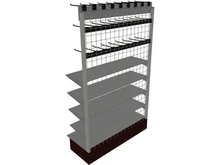 Mesh Shelf 3D Model