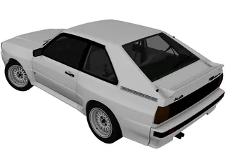 Audi Sport Quattro [B2] (1983) 3D Model