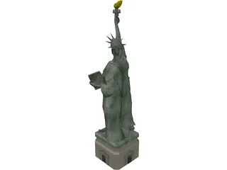 Statue of Liberty USA 3D Model