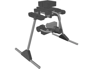 Gimbal for GoPro3 3D Model