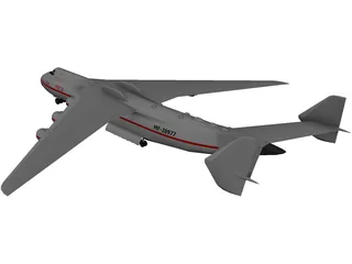 Antonov An 225 Airplane 3D Model