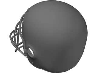 Football Helmet 3D Model