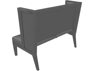 Jovello Loveseat 3D Model