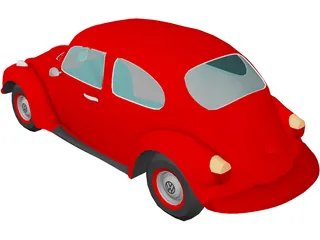 Volkswagen Super Beetle 3D Model