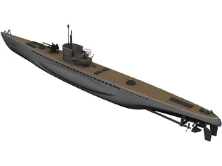 U-Boat Generic 3D Model