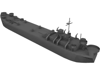 LST 511 Class 3D Model