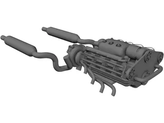 Engine 3D Model