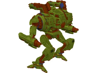 BloodAsp Battletech 3D Model