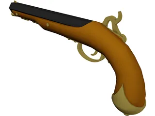 Pistol Dueling 3D Model