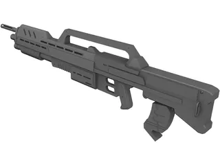 Morita Assault Rifle 3D Model