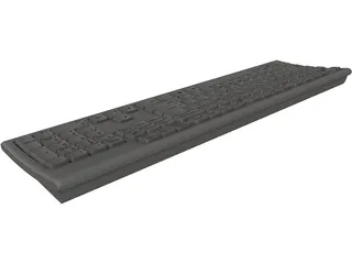 Computer Keyboard 3D Model