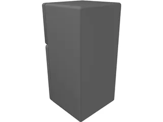 Refrigerator Old 3D Model