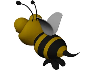 Bee Cartoon 3D Model