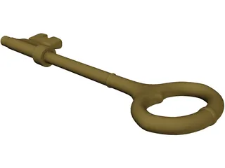 Skeleton Key 3D Model