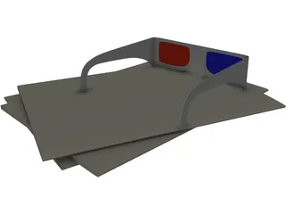 3D Glasses 3D Model