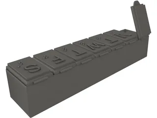 Pill Box 3D Model