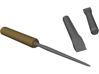 Chisels 3D Model