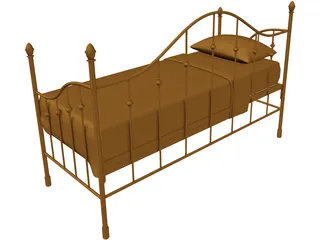 Bed Iron 3D Model