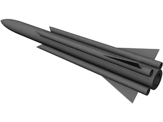 Missile AS17 Krypton 3D Model