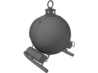 Bathyscaphe 3D Model