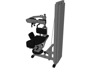 Fitness Bench 3D Model