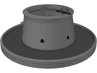 Martello Tower 3D Model