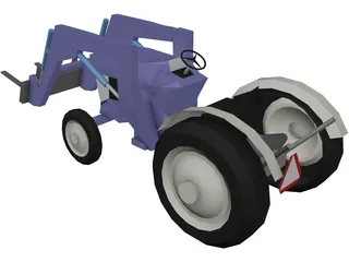 Tractor Farm 3D Model