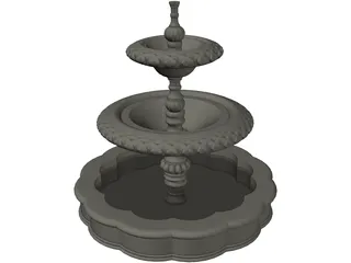 Fountain  3D Model