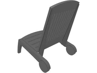 Swimming Pool Chair 3D Model