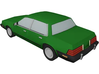 Pontiac 6000 (1984) 3D Model